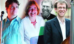 Montage of the Abbey Jazz Quartet